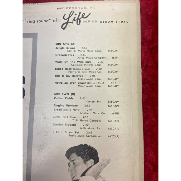 Arthur Lyman - Cotton Fields‎ - Hi Fi Records Life Series Stereo Lp - Picture 6 of 8